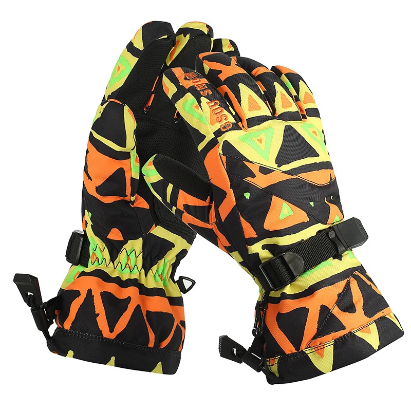 Gsou снег люди Сенсорный экран лыжные перчатки зимние мужские Водонепроницаемый