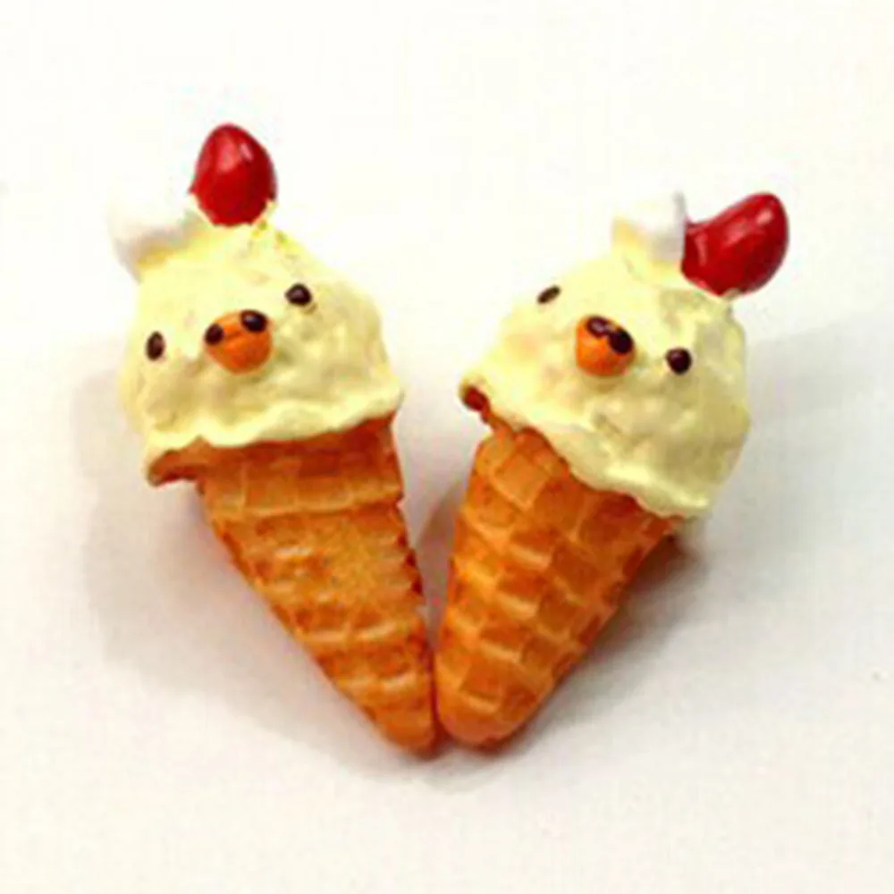 1 пара креативные милые серьги гвоздики из смолы для девочек с фруктами