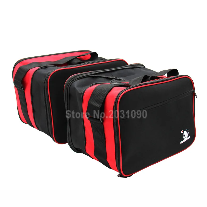 Чехлы вкладыши для BMW R1200RT R1200R K1200GT K1300GT Pannier расширяемые красные/черные новая пара