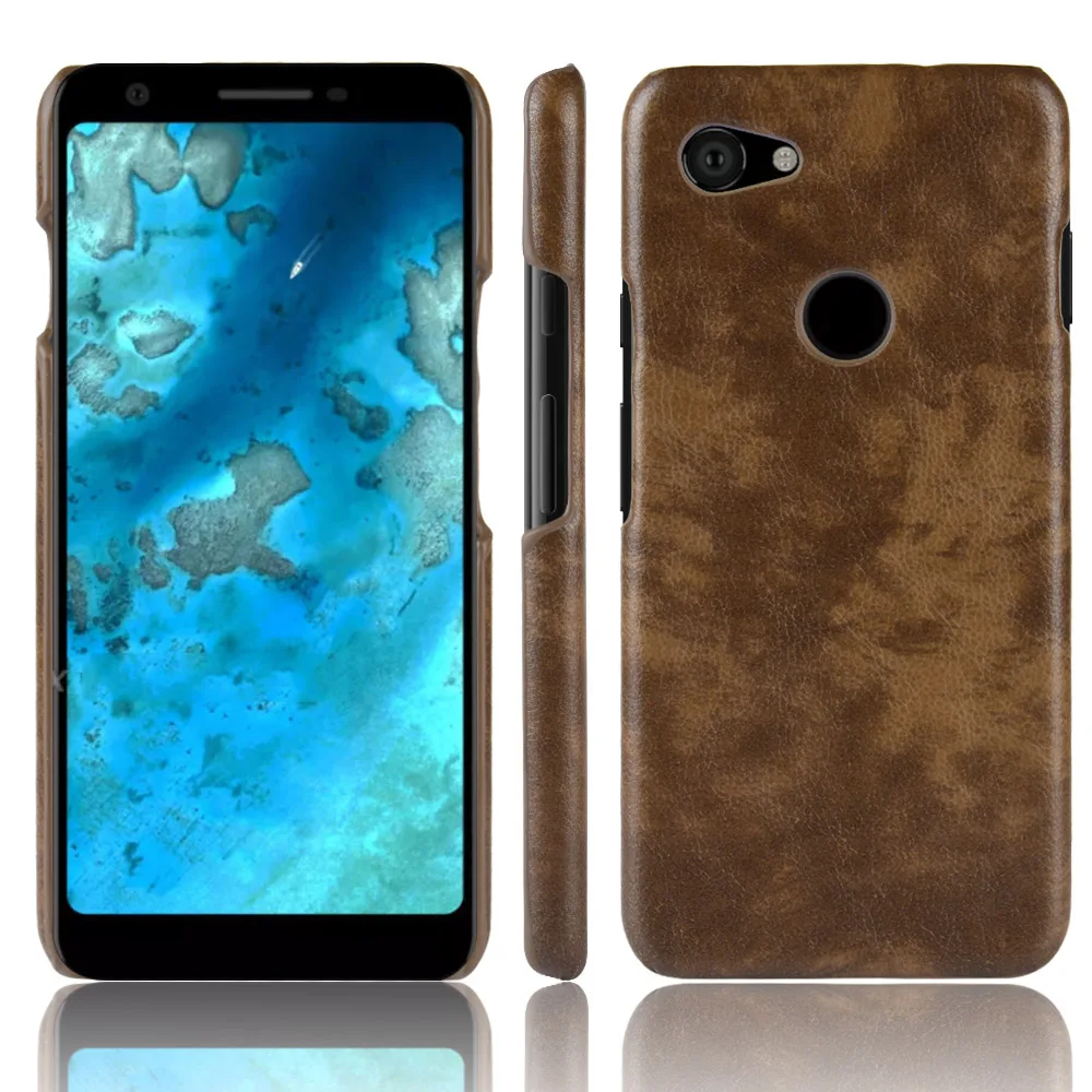 Кожаный жесткий чехол личи для Google Pixel 3A 3 XL Pixel3 LG Q7 G8 V40 V50 ThinQ K40 K12 Plus Stylo 5 |