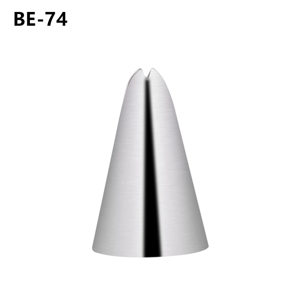 BE-74 1 шт. полезный DIY инструмент для украшения торта насадка в форме листа из нержавеющей стали глазурный трубопровод насадка Кондитерские насадки инструмент для украшения торта - Цвет: BE-74