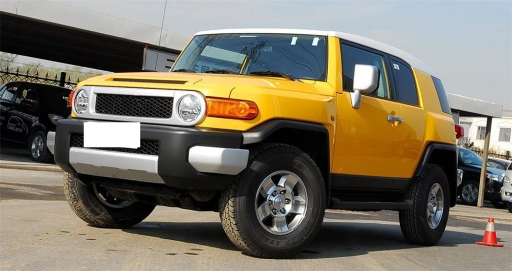 1 пара автомобиля светодиодный DRL Дневной Бег светильник для Toyota Fj Cruiser 2007 2008 2009 2010 2011 2012 2013 рама противотуманной фары противотуманные светильник