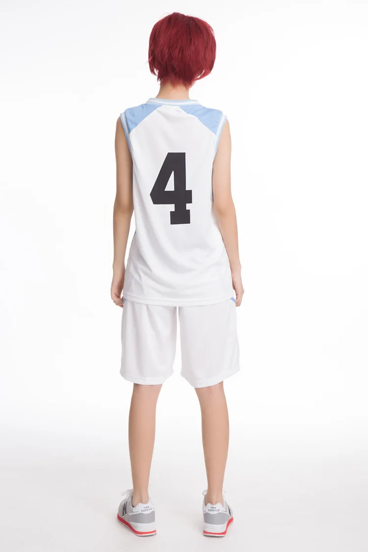 Новинка Kuroko no Basuke RAKUZAN Akashi Seijuro Basket Jersey + шорты костюм для косплея Мужская одежда
