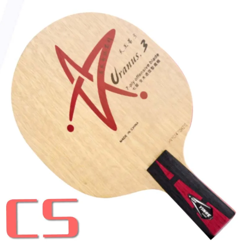 CS short handle Galaxy YINHE уранус. 3 U-3 U3 u-3 ракетка для настольного тенниса пинг-понга - Цвет: CS short handle
