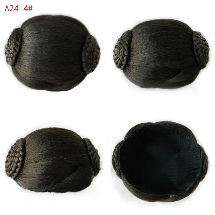 

9CM Women Chignons Braid chignon bun hairpiece synthetic chignon hair pieces updo hair accessories A24