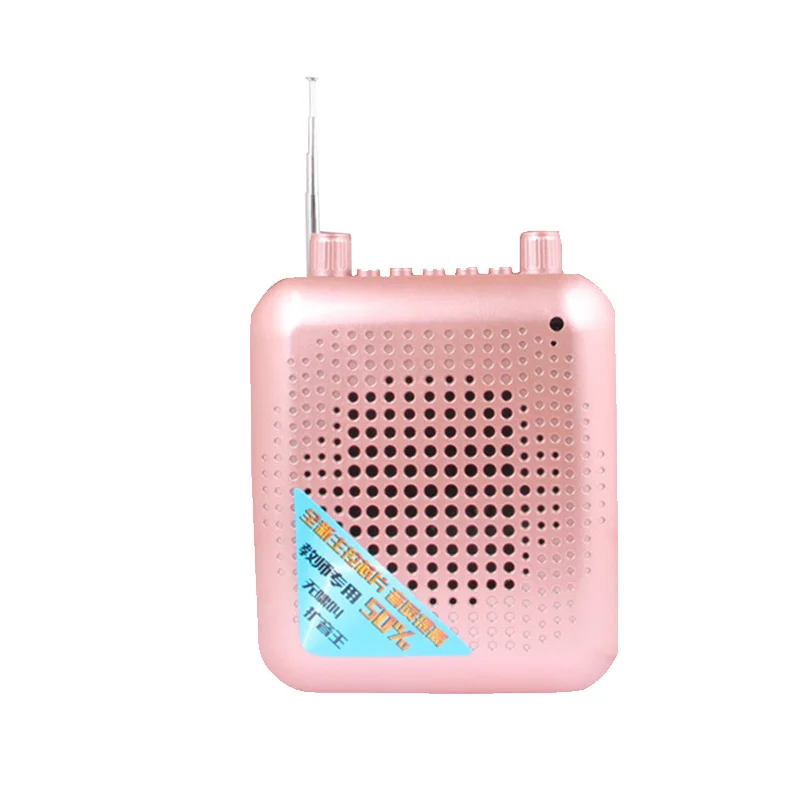 Преподавания микрофоны Беспроводной мини аудио колонки Портативный FM радио