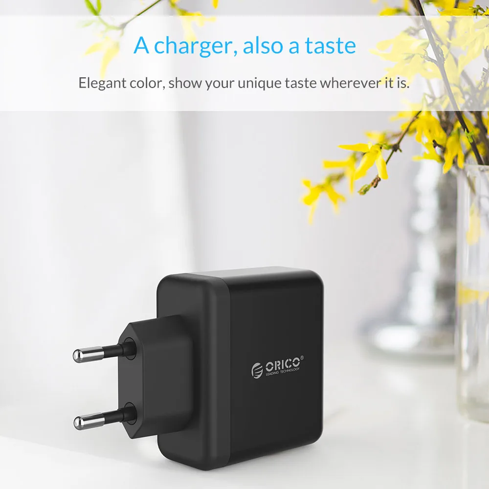 ORICO USB зарядное устройство Универсальное портативное дорожное настенное зарядное устройство 5V3A адаптер с европейской вилкой зарядное устройство для мобильного телефона для iPhone планшета