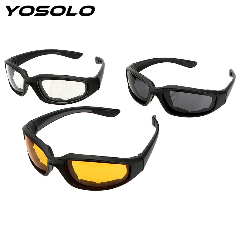 

YOSOLO Sunglasses Night Vision Drivers Goggles Night-Vision Glasses UV Protection Windproof Motocross Goggles