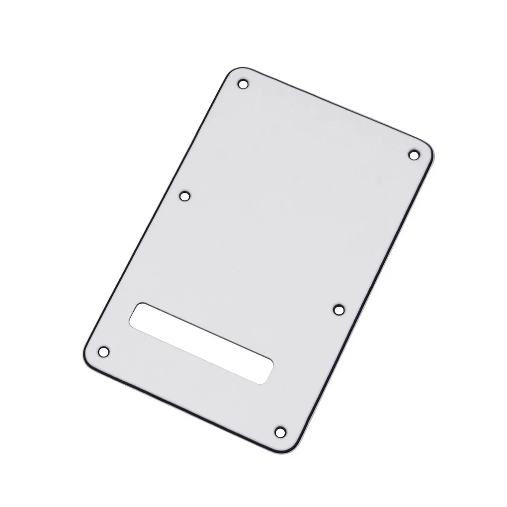 Новая задняя крышка для левой руки тремоло белая 3 слоя с винтами современных