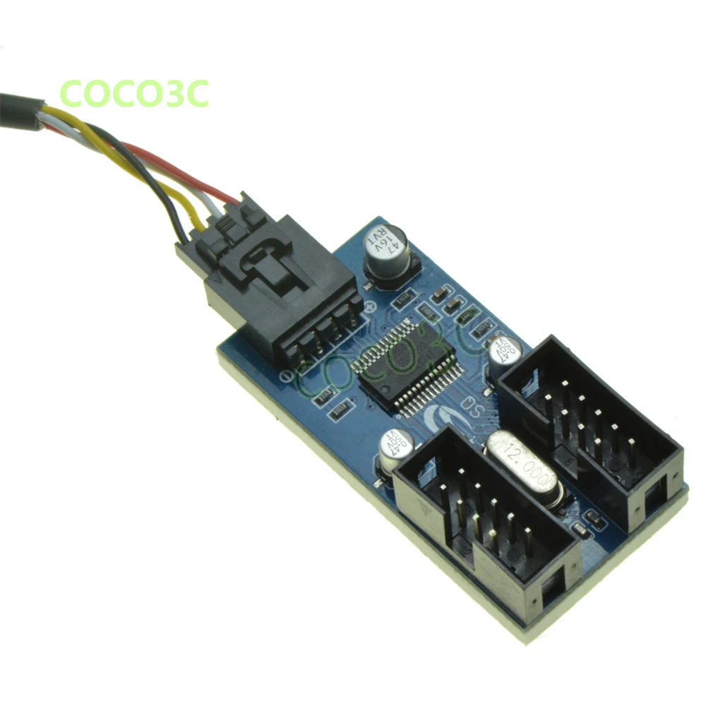Удлинительный Кабель USB 2 0 Male 1 9Pin карта на 9 контактный usb концентратор разъем
