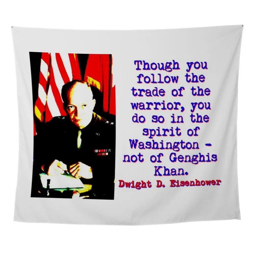 Хотя вы следите за торговыми Dwight Eisenhower Wa настенный гобелен для украшения стен