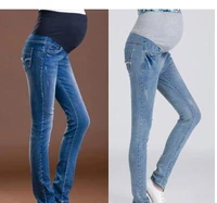 2018pregnancy denim pants winter thicken trousers maternity clothing plus size s 4xl spring maternity jeans for pregnant woman