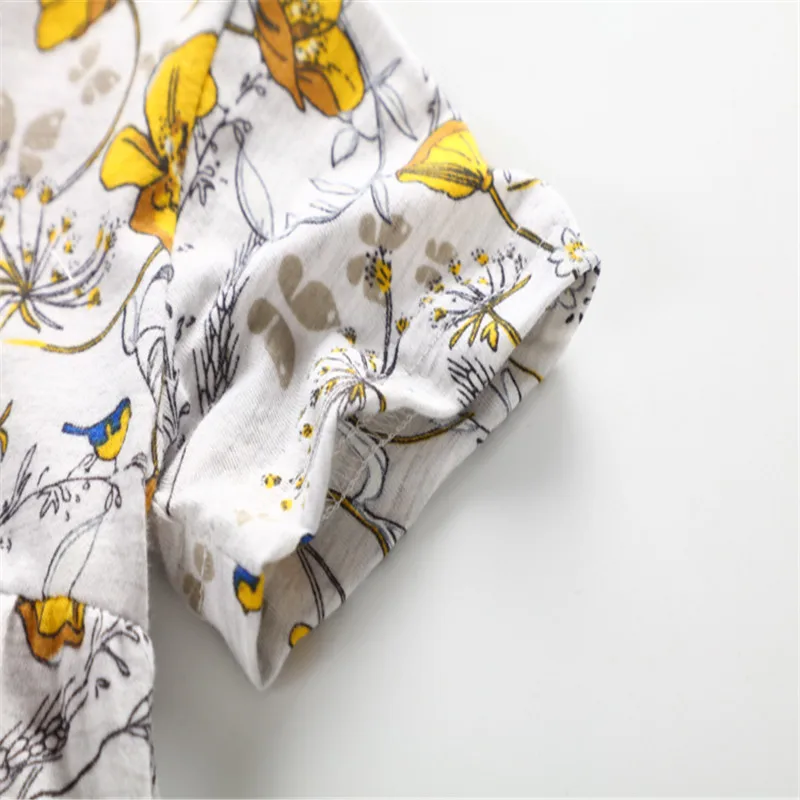Baby girls new style floral dresses kids hot selling summer clothing with printed some flowers cute princess dress 2018 | Детская одежда