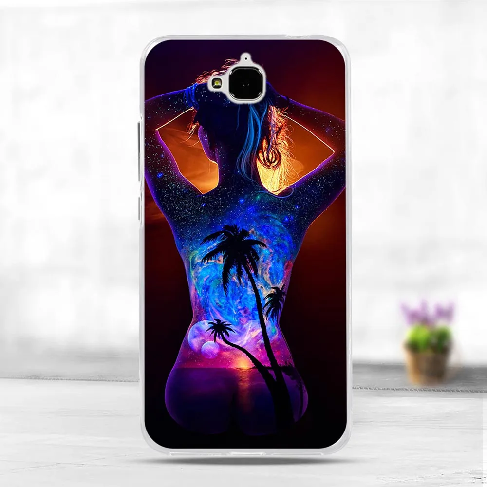 Силиконовый чехол для Huawei Honor Play 5X чехлы Enjoy 5 мягкий чехол-накладка из ТПУ Y6 Pro 2015 с