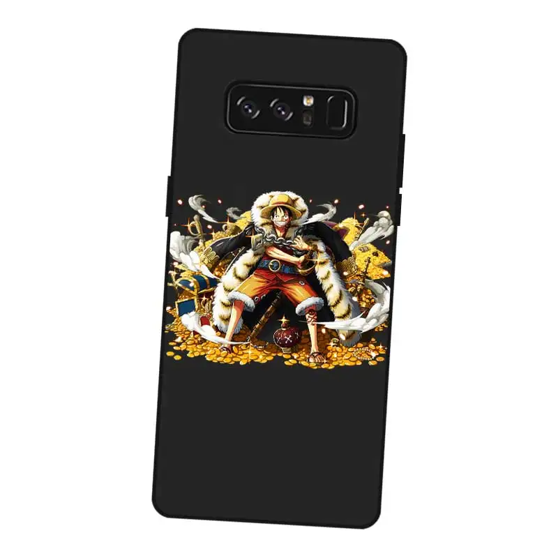 P154 One Piece Popular Black Silicone Case Cover For Samsung Galaxy Note 3 4 5 8 9 10 Plus M10 M20 |