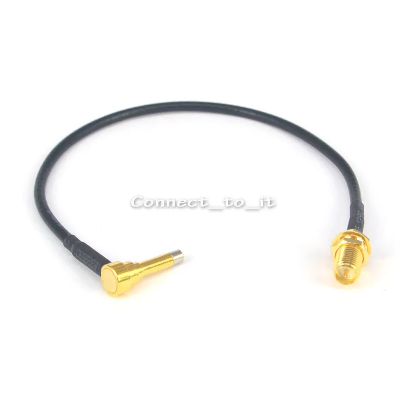 10 шт. RP SMA Female (штырь в центре) к MS156 Male правый угол C2 вилка RF коаксиальный разъем