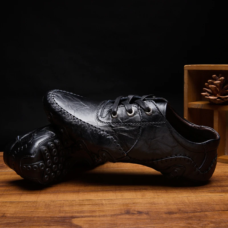 URBANFIND/Дизайнерские мужские лоферы из натуральной кожи; размеры 38-44; элегантные стильные мужские брендовые модные оксфорды; Цвет черный, коричневый