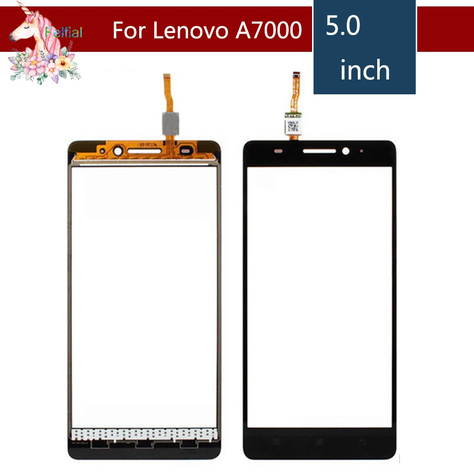 

5.0" For Lenovo A7000 K3 Note K50-t5 LCD Touch Screen Digitizer Sensor Outer Glass Lens Panel Replacement