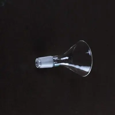 Соединительная химическая лабораторная стеклянная пудра коническая воронка
