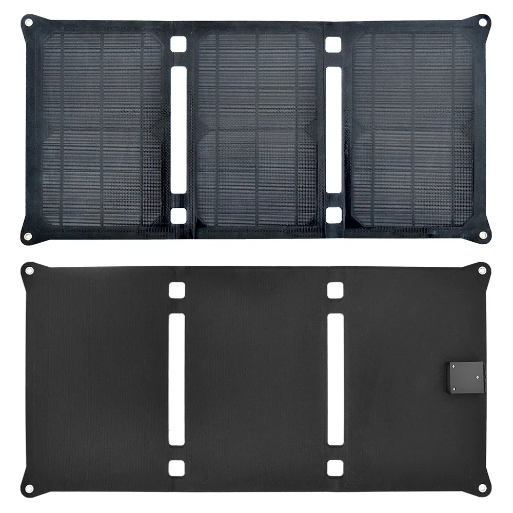21w solar panel flexibel folable ETFE outdoor home kits portable 20w battery charger 5V usb 1A 2A 3A Tablet phone camping hiking