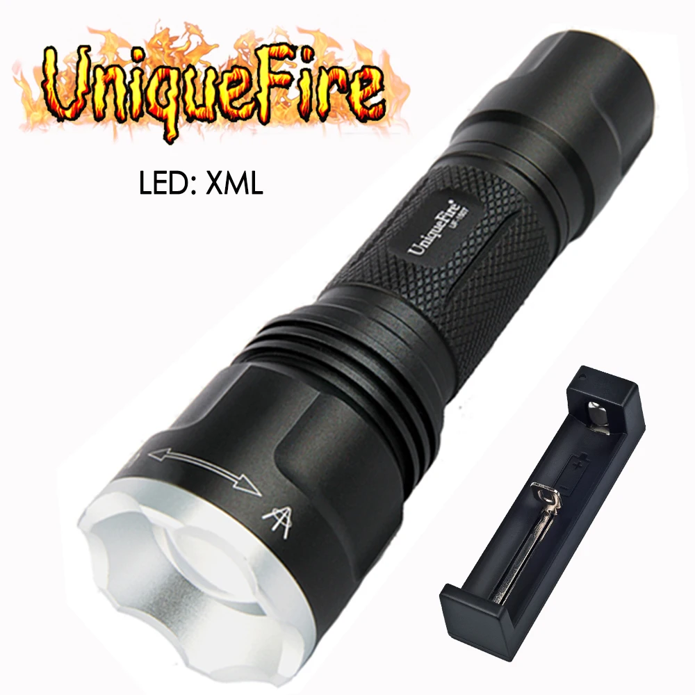 UniqueFire 1200 люмен Мини Flashligh 1507 Cree XML светодиодный масштабируемый 5 Режим Белый свет
