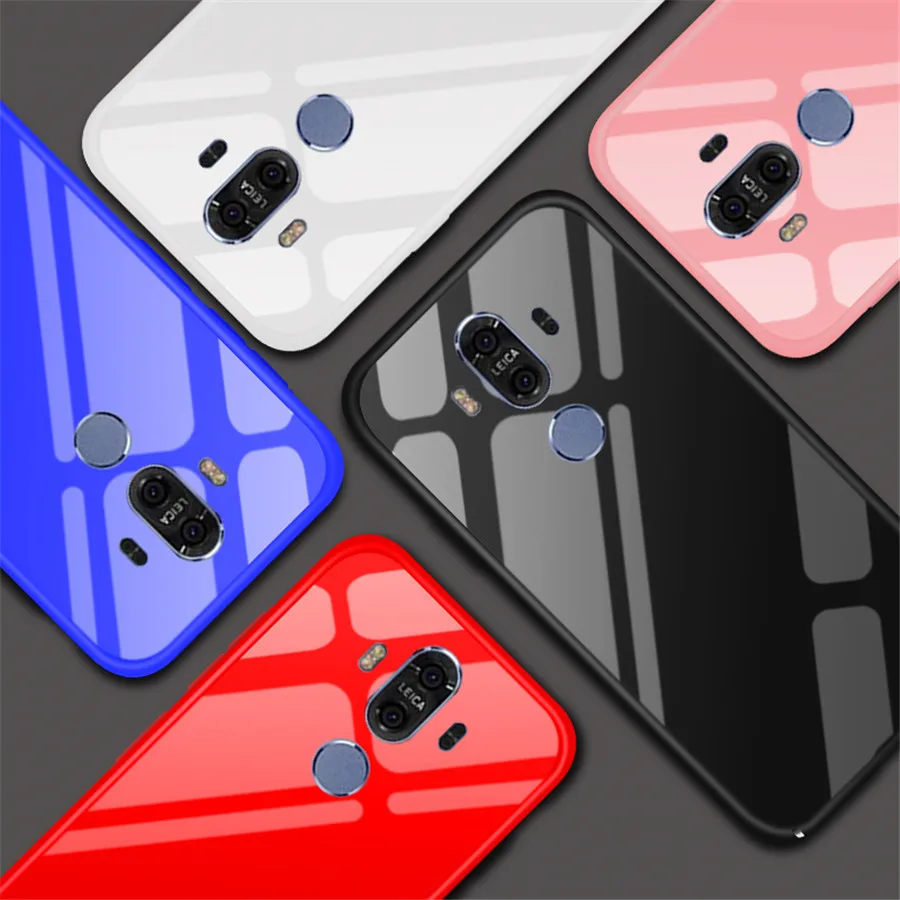 Роскошный чехол для honor 10 V10 принципиально задняя крышка противоударный черный