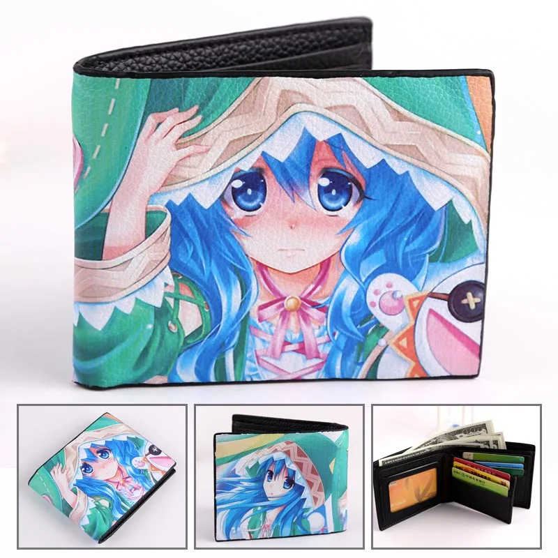 DATE A LIVE 1 HITMAN REBORN Wallet Hetalia складной стильный цветной короткий кошелек держатель карты один удар человек нулевой мешок денег - Цвет: DATE A LIVE 1