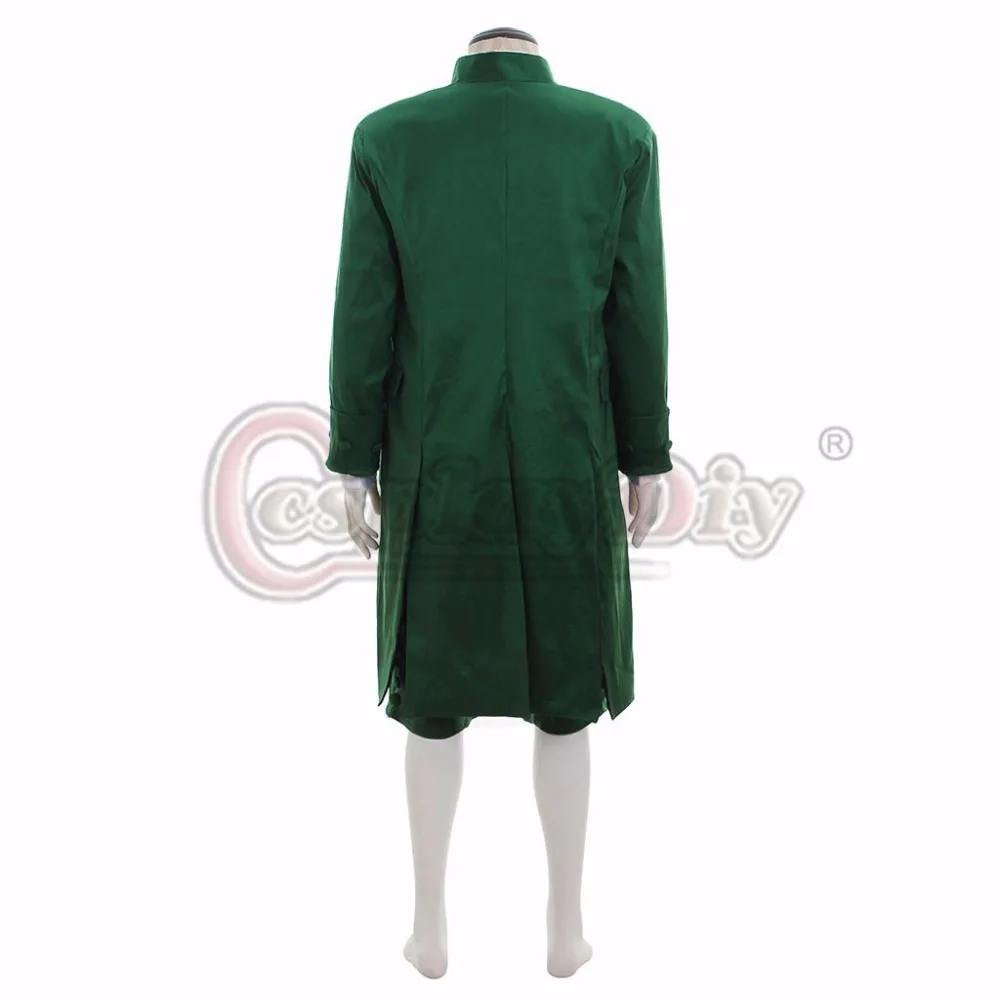 Cosplaydiy зеленый Викторианский элегантный готический аристократический костюм 18