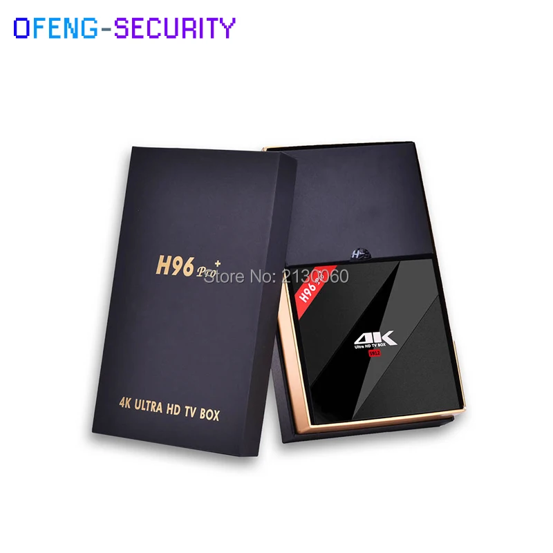 ТВ приставка H96 PRO Plus Android 7 1 Восьмиядерный процессор Amlogic S912 2 + 16 ГБ 4 ГГц Wi Fi H.265 4K