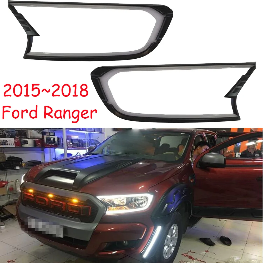2 шт. светодиодный дневного света для Ford Everest фара дальнего T7 автомобильные