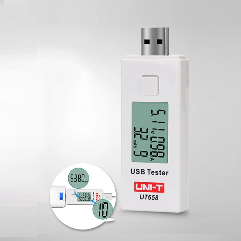 UNI-T USB Тестер DC Цифровой вольтметр amperimetro измеритель напряжения тока Ампер Вольт Амперметр детектор банк питания индикатор заряда