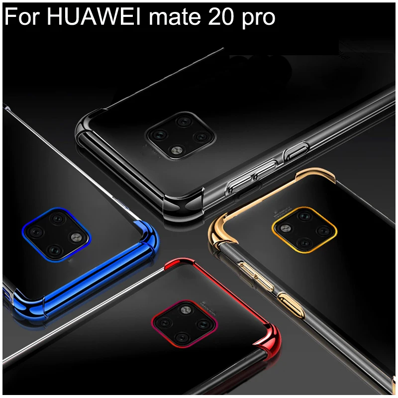 

Чехол для HUAWEI mate 20 pro, мягкие прозрачные чехлы из ТПУ для телефонов, тяжелый защитный чехол для HUAWEI mate20 pro, задние крышки, оболочка