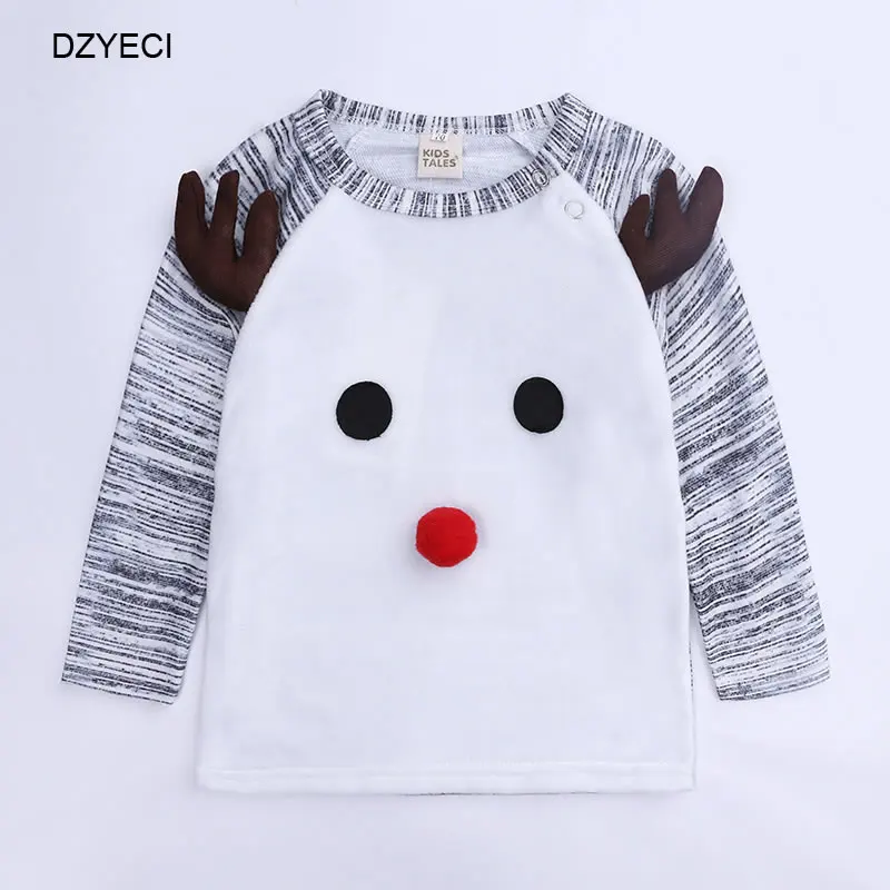 My First Christmas Costume For Baby Boy Girl Set New Born Deer T Shirt Top+Pant 2pc Outfit Vetement Enfant Garcon Niemowlak | Детская