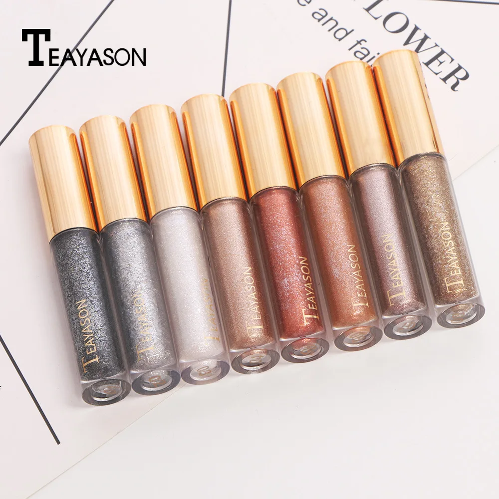 TEAYASON жидкие тени для век макияж с металлическим блеском ЖИДКИЕ ТЕНИ НАКЕ