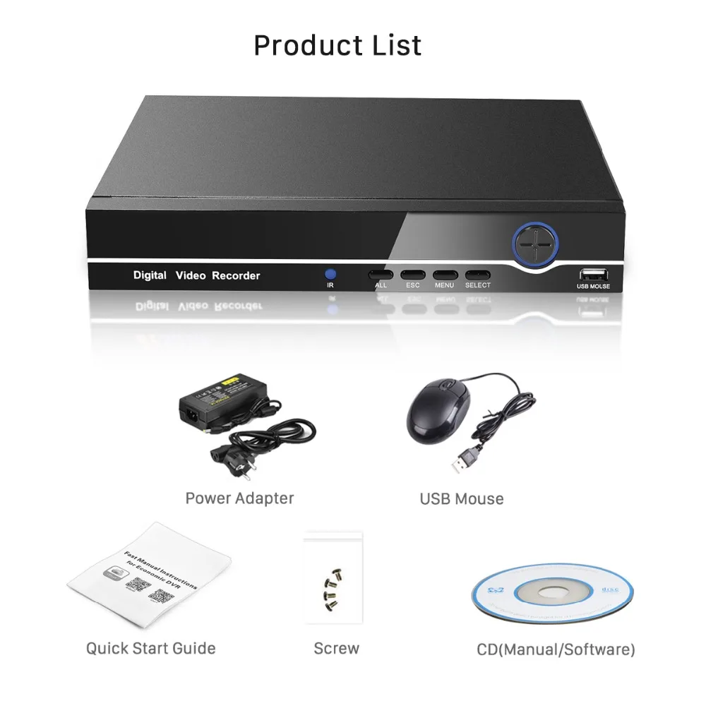Сетевой видеорегистратор BESDER H.265 16 каналов 5 Мп/1080P 8 4 МП 2 0 для IP-камеры 1080P XMEYE P2P