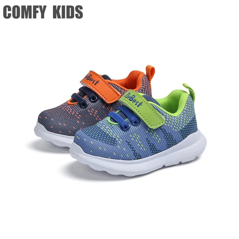 COMFY KIDS 2018 Spring Arrivals New Toddler Sneaker shoes Fashion Soft bottom baby boys girls sneakers breathable sports | Детская