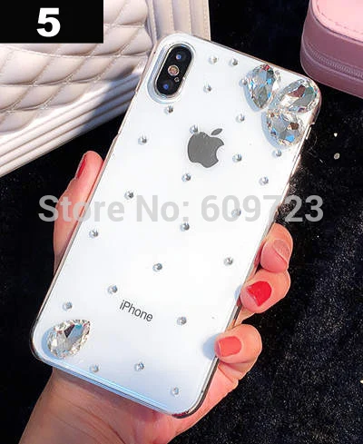 For Xiaomi Mi6 Mi8 Mi 5 6 8 SE Max Mix Note 2 3 2S 5S 5C 5X A1 6X A2 Lite Pro Rhinestone Case Bling Diamond cover 1-7# |