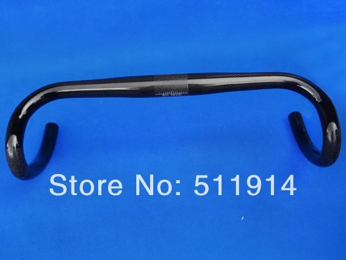 

cycling : Full carbon glossy road bike bicycle handlebar CENTRE:31.8MM HB-013 (210g)