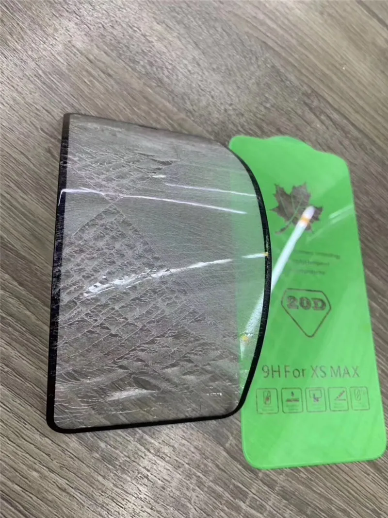 20D полное покрытие края закаленное стекло для iPhone X XS 7 8 6 Plus Защита экрана XR Xs Max с