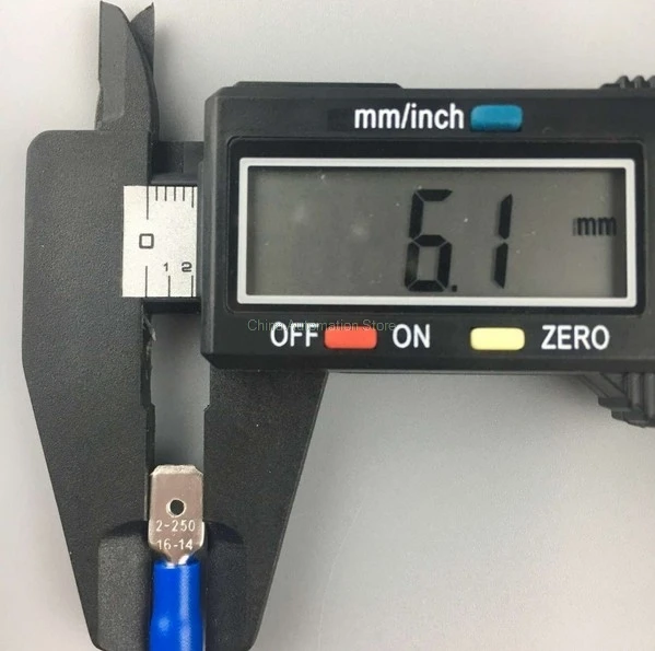 Комплект обжимных кабелей с изолированными наконечниками 16 14AWG синий цвет