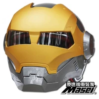 masei 610 ironman motorcycle helmet graygold casque motocross half helmet personality open face helmet trend cycle race helmet