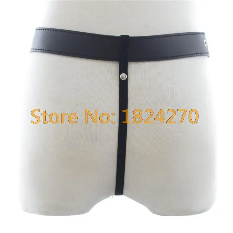 2016 сексуальные мужские трусики из искусственной кожи с металлическим кольцом на