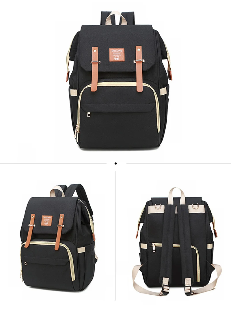 Baby Diaper Bag Backpack Mummy Daddy USB Backpack Stroller Nappy Bag Waterproof Oxford Handbag Nursing Bags Kits Maternity Bags