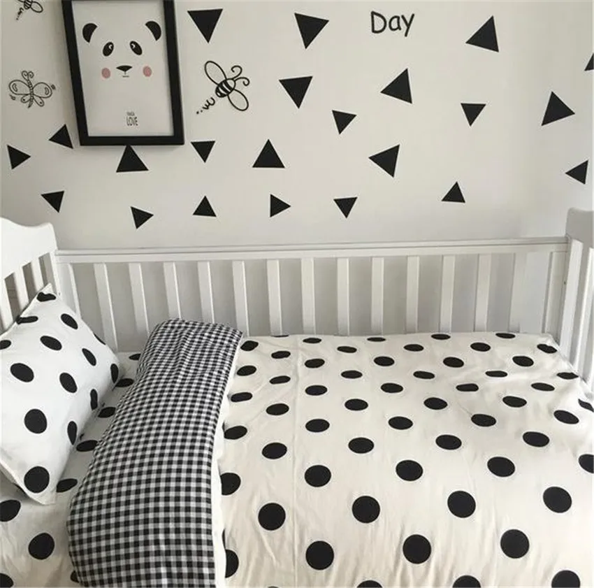 Комплект постельного белья из 3 предметов хлопковый мягкий пастырский с принтом