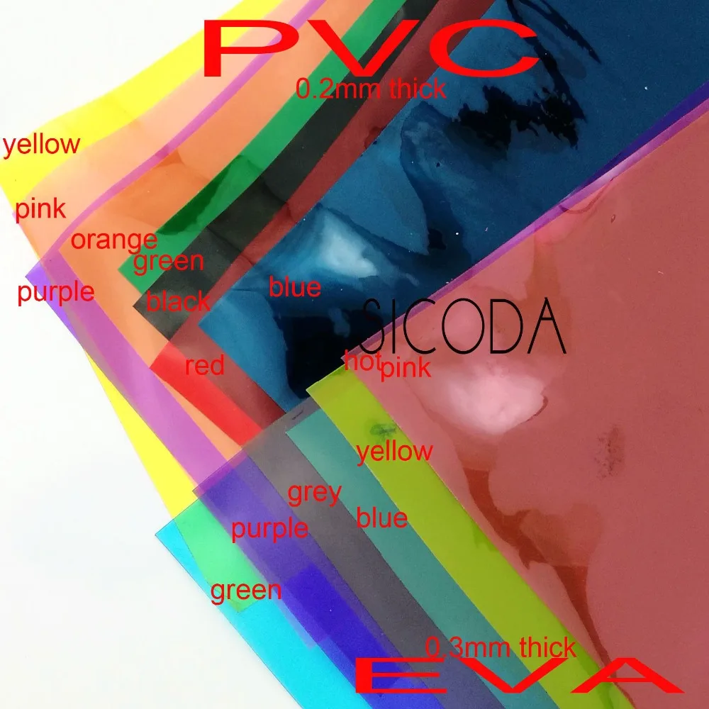 SICODA 50x30 см 4 шт. дождевой материал мягкая ЭВА/Блестящая Пылезащитная скатерть