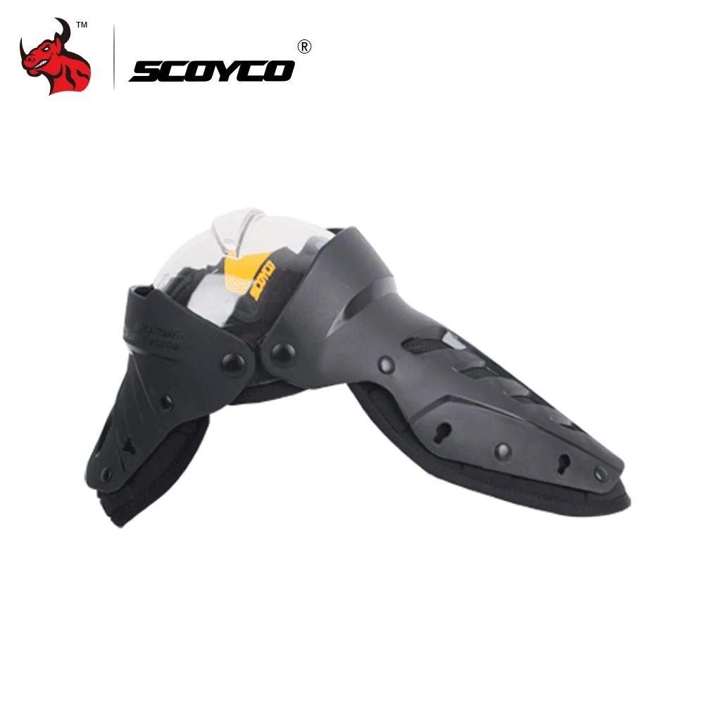 SCOYCO мотоциклетные наколенники комбинированные наколенники для мужчин защитная спортивная защита для мотокросса Защитное снаряжение Motocicleta joelheiras