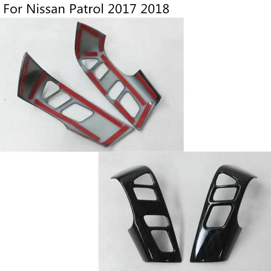 Автомобильный детектор Стик чехол для рулевого колеса фонарь рамка 2 шт. Nissan