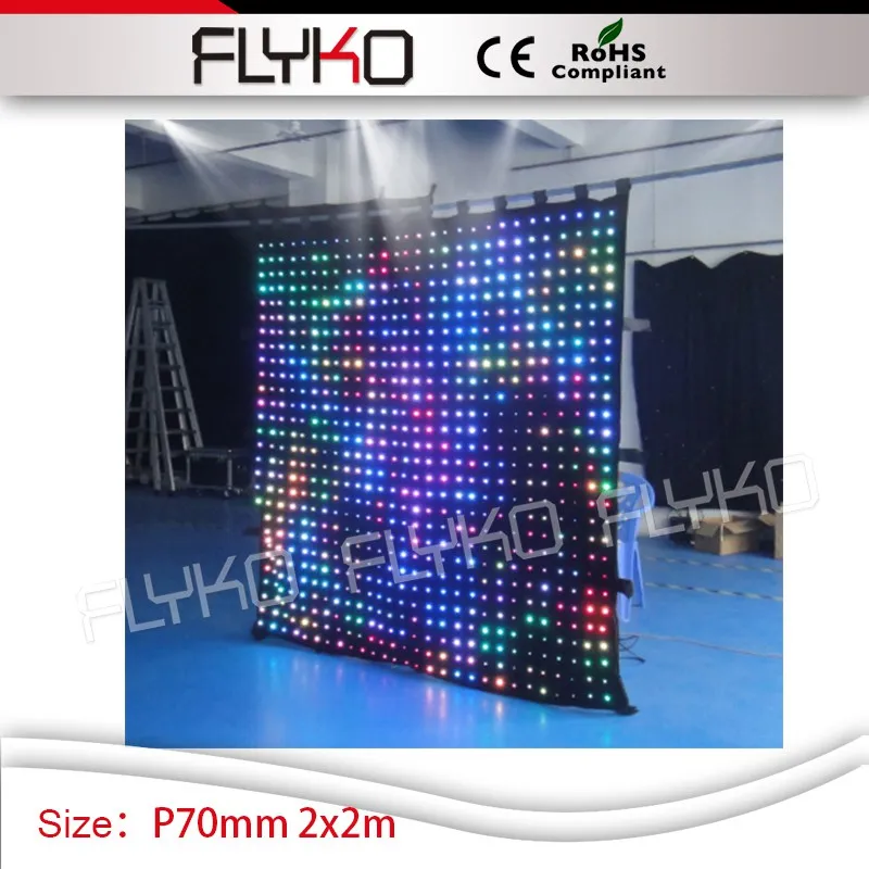 Фото P7cm 2*2 м RGB 3в1 горячее шоу brightnies led видео занавес свадебный экран дисплея сцены led video P7cm 2*2 м RGB 3в1 горячее шоу brightnies led видео занавес свадебный экран дисплея сцены led video
