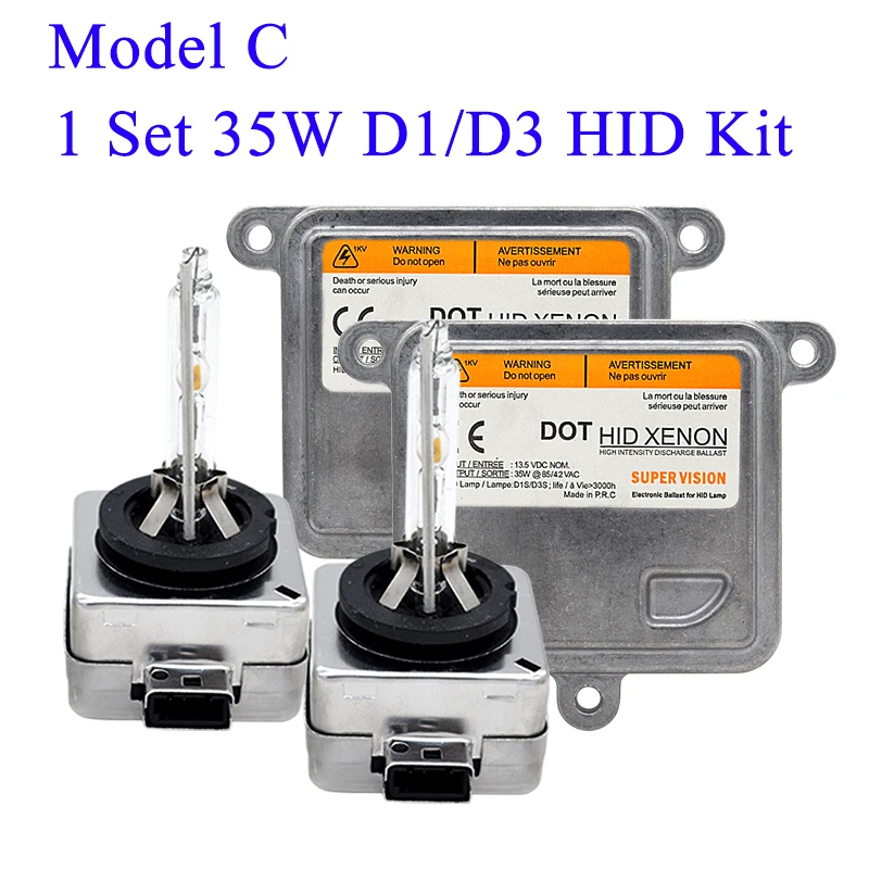 SKYJOYCE оригинальный 35 Вт ксенон D1S HID ксеноновый комплект 4300K 5000K D3S 6000K D1R D3R лампа