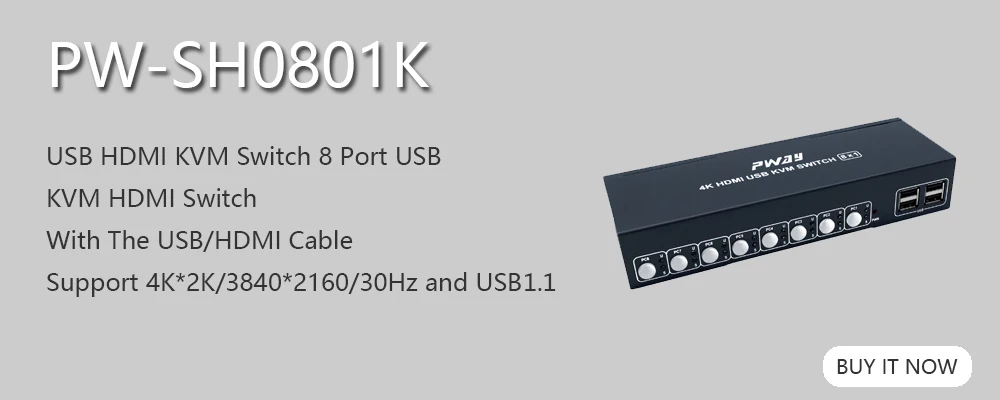 HDMI KVM коммутатор 4 порта в 1 с поддержкой кабелей 4K* 2K@ 30Hz& 3D соответствие HDMI 1,4 переключатель горячих клавиш